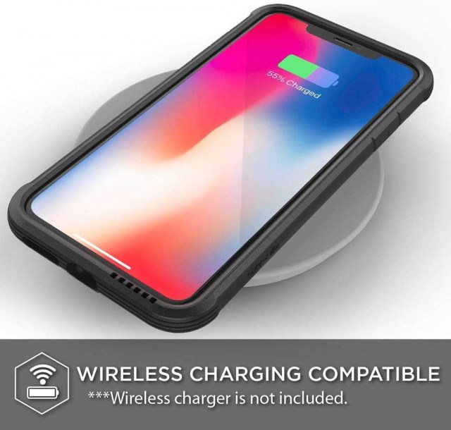 X-Doria Compatible 2018 iPhone XR, iPhone 6.1 Pulgadas Funda, Defense Shield Series, Grado Militar Drop Probado a Partir de 3 m, Funda Protectora para Apple iPhone XR, Negro